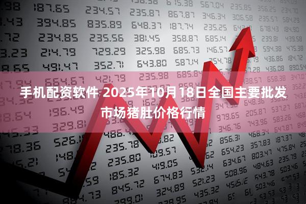 手机配资软件 2025年10月18日全国主要批发市场猪肚价格行情